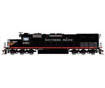 Athearn 73151 HO Scale RTR EMD SD40T-2 Southern Pacific "Black Widow" SP 8393 DCC Sound