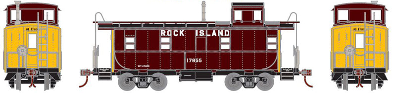 Athearn 74024 HO Scale Cupola Caboose Rock Island RI 17855 - NOS