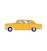 Athearn 74118 HO Scale 1950's Yellow Sedan