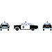 Athearn 74119 HO Scale 1950's Sedan Police Department
