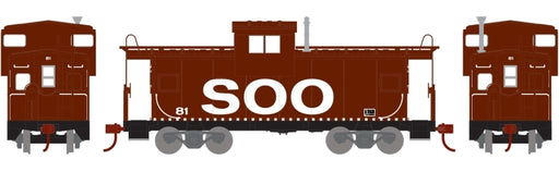 Athearn 74137 HO Scale Wide Vision Caboose SOO Line 81 - NOS