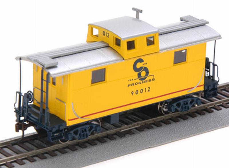Athearn 74349 HO Scale 2 Window Caboose Chesapeake & Ohio C&O 90012 - NOS