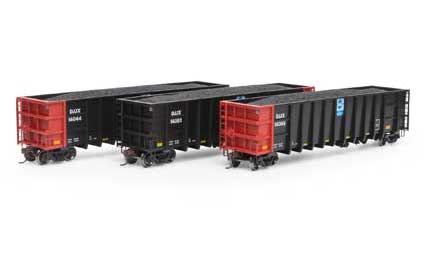 Athearn 7473 HO Scale Thrall High Side Gondola with Load DJJX 3 Pack #2