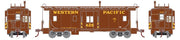 Athearn 74793 HO Scale Bay Window Caboose Western Pacific WP 428 - NOS