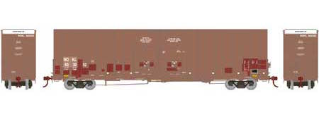 Athearn 75084 HO Scale 60' Gunderson Double Door Hi-Cube Boxcar (Primed for Grime) NOKL 603252