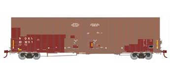 Athearn 75086 HO Scale 60' Gunderson Double Door Hi-Cube Boxcar (Primed for Grime) NOKL 603291