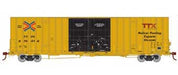 Athearn 75091 HO Scale 60' Gunderson Double Door Hi-Cube Boxcar TTX (New Logo) TBOX 666851