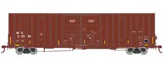 Athearn 75149 HO Scale 60' Gunderson Double Door Hi-Cube Boxcar Wisconsin Central WC 23381