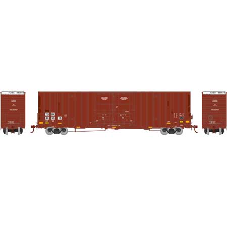 Athearn 75253 HO Scale 60' Gunderson High Cube Boxcar TTX TOBX 889015