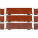 Athearn 75260 HO Scale 60' Gunderson High Cube Boxcar TTX AOK 3 Pack