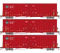 Athearn 75264 HO Scale 60' Gunderson High Cube Boxcar Canadian Pacific CP 3 Pack