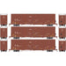 Athearn 75272 HO Scale 60' Gunderson High Cube Boxcar Mississippi & Tennessee MTNR 3 Pack