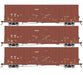 Athearn 75272 HO Scale 60' Gunderson High Cube Boxcar Mississippi & Tennessee MTNR 3 Pack