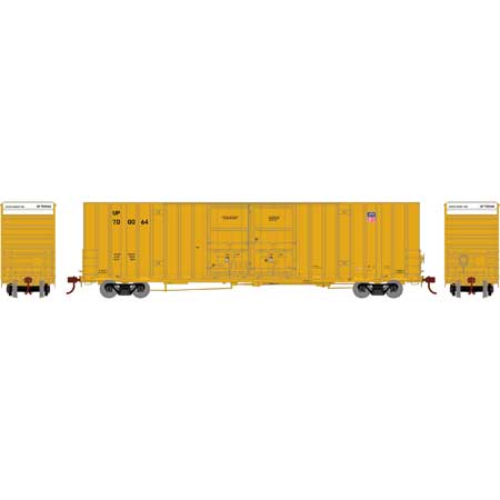Athearn 75313 HO Scale 60' Gunderson Double Door Hi-Cube Boxcar Union Pacific UP 700064
