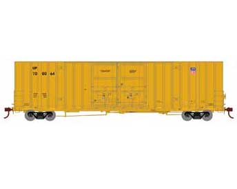 Athearn 75313 HO Scale 60' Gunderson Double Door Hi-Cube Boxcar Union Pacific UP 700064