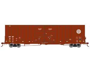 Athearn 75318 HO Scale 60' Gunderson Double Door Hi-Cube Boxcar BNSF 761111