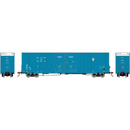Athearn 75322 HO Scale 60' Gunderson Double Door Hi-Cube Boxcar Lancaster & Chester L&C 612