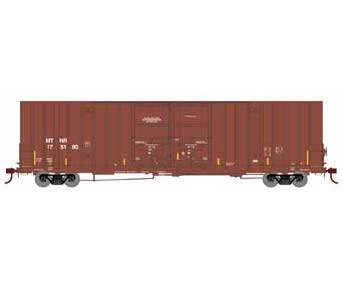 Athearn 75326 HO Scale 60' Gunderson Double Door Hi-Cube Boxcar Mississippi & Tennessee MTNR 175180