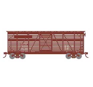 Athearn 75990 HO Scale 40' Stock Car Santa Fe ATSF 26669