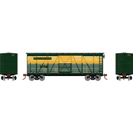 Athearn 75992 HO Scale 40' Stock Car Chicago & Northwestern CNW 15001