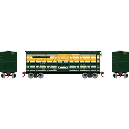 Athearn 75993 HO Scale 40' Stock Car Chicago & Northwestern CNW 15050