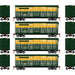 Athearn 75994 HO Scale 40' Stock Car Chicago & Northwestern CNW 4 Pack