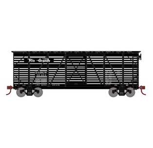 Athearn 75995 HO Scale 40' Stock Car Rio Grande D&RGW 36413