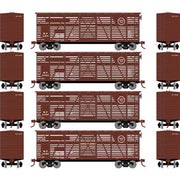 Athearn 76003 HO Scale 40' Stock Car Missouri Pacific MP 4 Pack