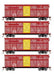 Athearn 76006 HO Scale 40' Stock Car Texas & Pacific T&P 4 Pack