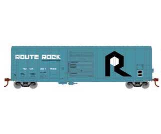 Athearn 76216 HO Scale 50' PS 5344 Boxcar "Route Rock" ROCK 301888