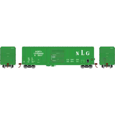 Athearn 76219 HO Scale 50' PS 5344 Boxcar North Louisiana & Gulf NLG 5536