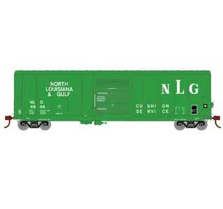 Athearn 76220 HO Scale 50' PS 5344 Boxcar North Louisiana & Gulf NLG 5547