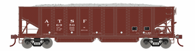 Athearn 7634 HO Scale 40' Ballast Hopper Santa Fe ATSF 4 Pack #1