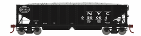 Athearn 7644 HO Scale 40' Ballast Hopper New York Central NYC 4 Pack #2