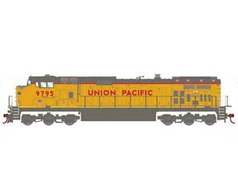 Athearn 78055 HO Scale GE C44-9W Diesel Loco Union Pacific UP 9795