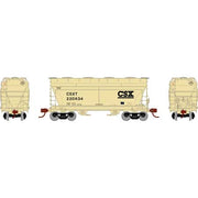 Athearn 81053 HO Scale ACF 2970 2 Bay Covered Hopper CSX 220634