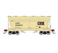 Athearn 81054 HO Scale ACF 2970 2 Bay Covered Hopper CSX 220653