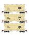 Athearn 81055 HO Scale ACF 2970 2 Bay Covered Hopper CSX 3 Pack