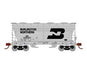 Athearn 81060 HO Scale ACF 2970 2 Bay Covered Hopper Burlington Northern BN 435581