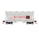 Athearn 81063 HO Scale ACF 2970 2 Bay Covered Hopper Burlington CB&Q 183954