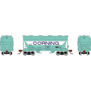 Athearn 81065 HO Scale ACF 2970 2 Bay Covered Hopper Corning NAHX 90401