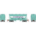 Athearn 81065 HO Scale ACF 2970 2 Bay Covered Hopper Corning NAHX 90401