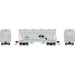 Athearn 81068 HO Scale ACF 2970 2 Bay Covered Hopper Missouri Pacific MP 706005