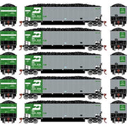 Athearn 81592 HO Scale BethGon Coalporter Burlington Northern BN 5 Pack #1