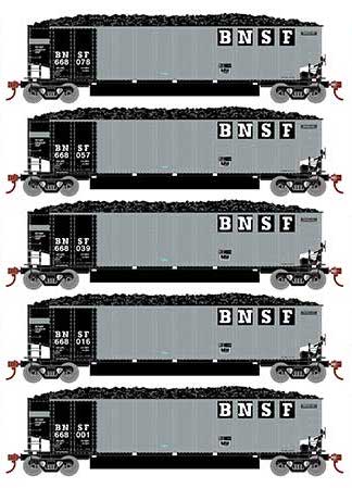 Athearn 81595 HO Scale BethGon Coalporter BNSF 5 Pack #1