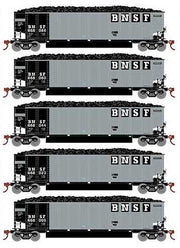 Athearn 81596 HO Scale BethGon Coalporter BNSF 5 Pack #2