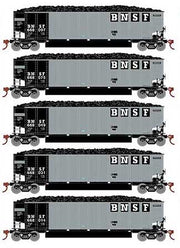 Athearn 81597 HO Scale BethGon Coalporter BNSF 5 Pack #3