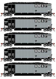 Athearn 81597 HO Scale BethGon Coalporter BNSF 5 Pack #3