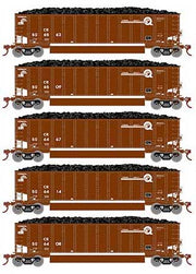 Athearn 81598 HO Scale BethGon Coalporter Conrail CR 5 Pack #1