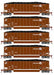 Athearn 81600 HO Scale BethGon Coalporter Conrail CR 5 Pack #3